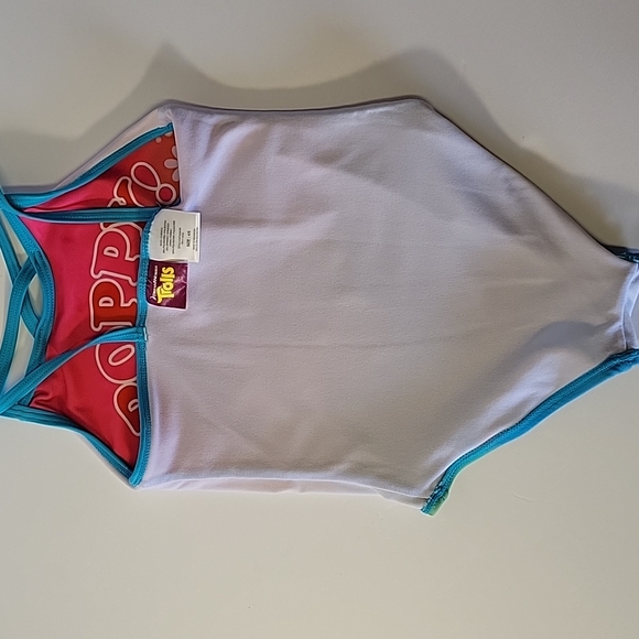 DreamWorks Trolls Poppy One Piece Girls Bathing Suit Size 4/5 - Picture 10 of 10